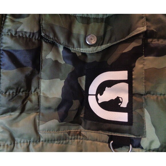 NWT Ecko Unltd. Camo Puffer Vest Hoodie XL Mens Camouflage Sleeveless Zip Front - Picture 5 of 9